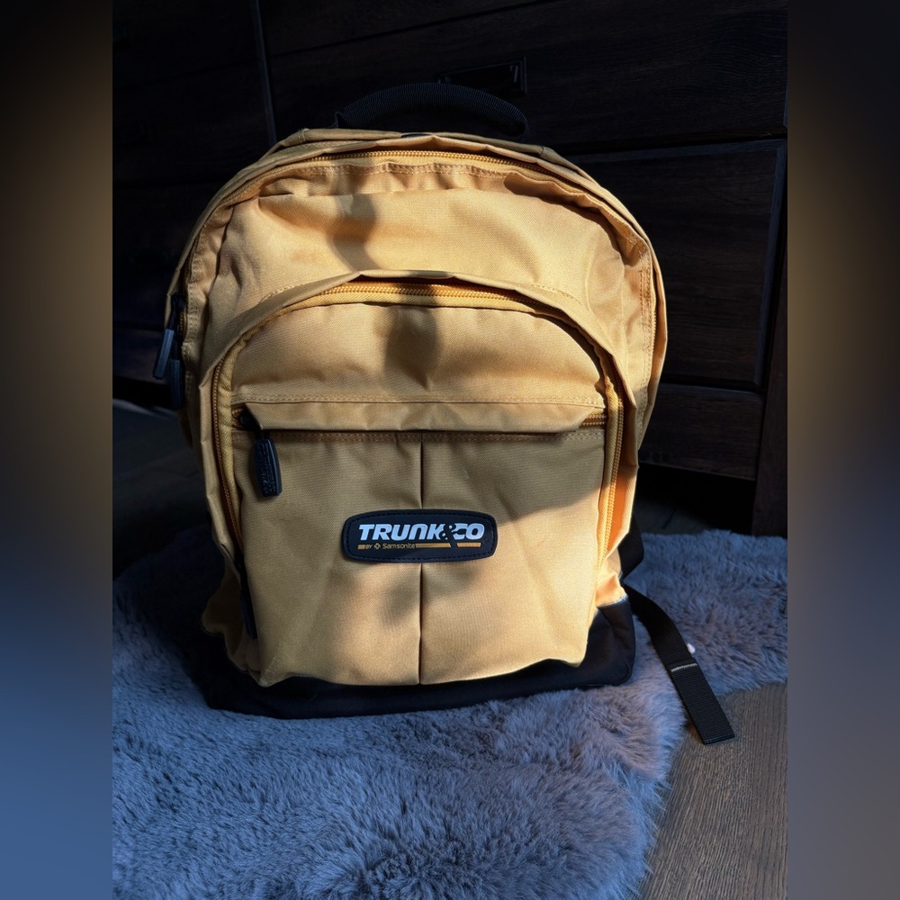 Samsonite Trunk & Co Backpack In Golden Yellow / Black